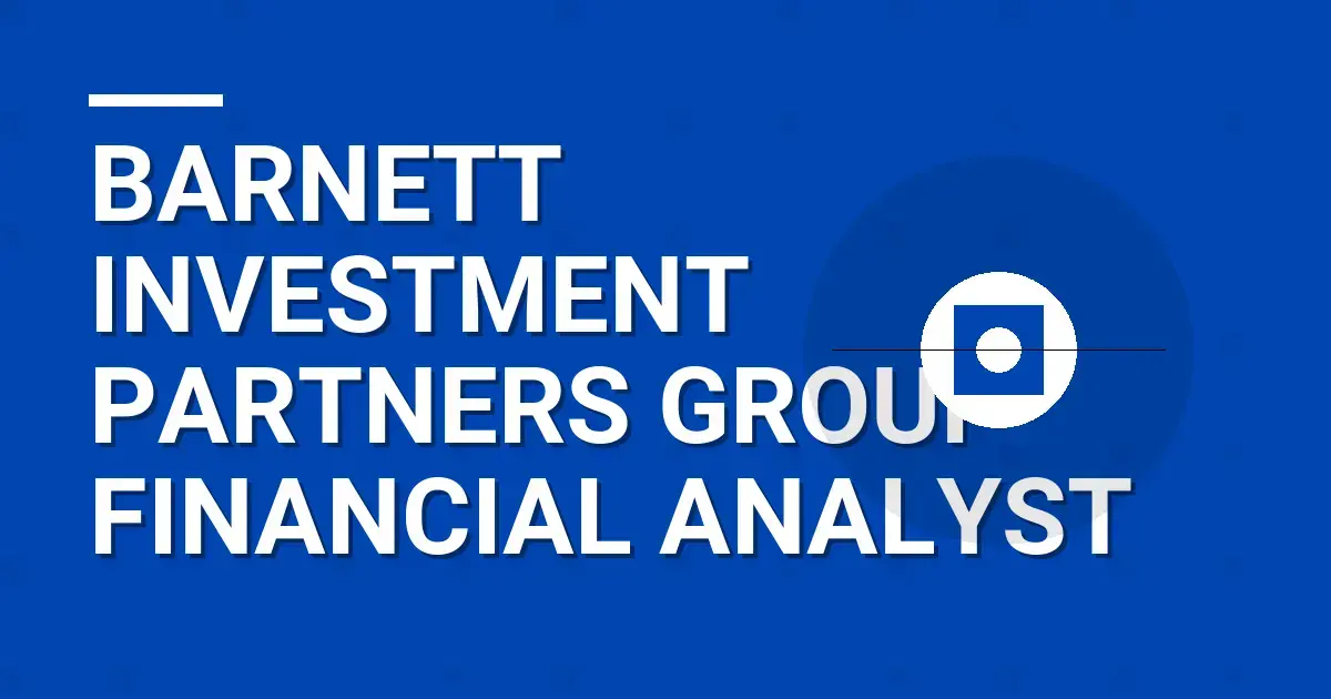 Barnett Investment Partners Group Financial Analyst