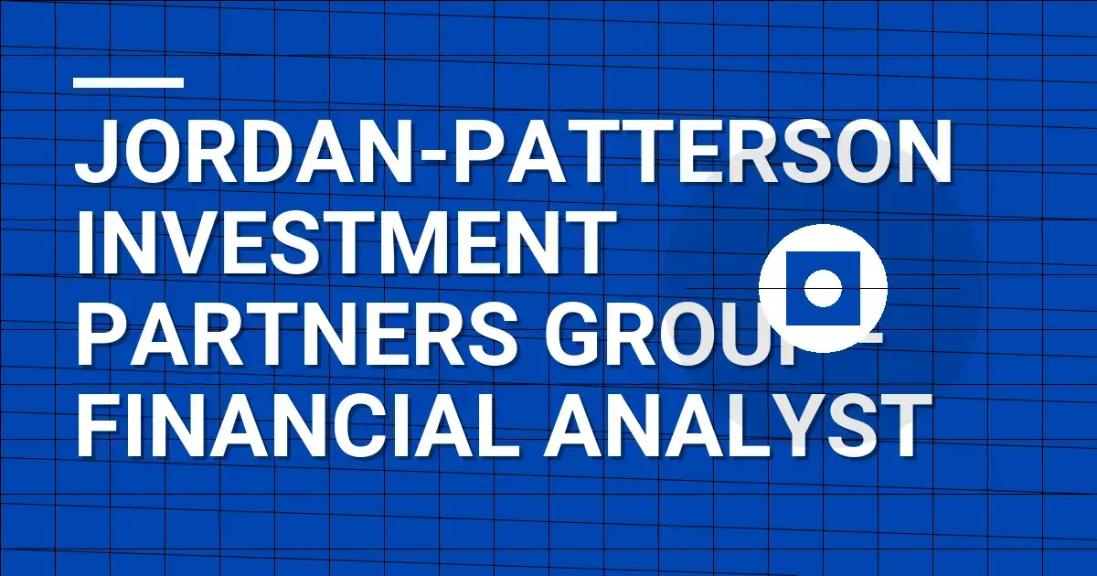 Jordan-Patterson Investment Partners Group - Financial Analyst