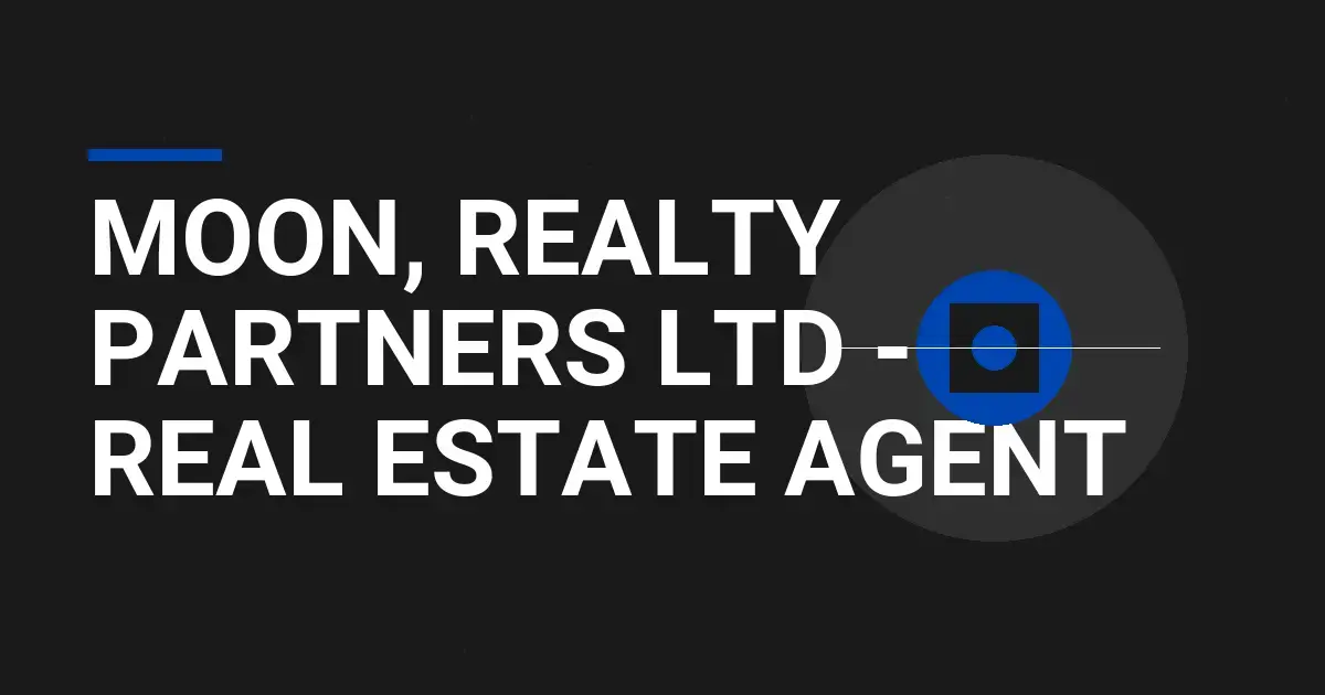 Moon, Realty Partners Ltd - Real Estate Agent