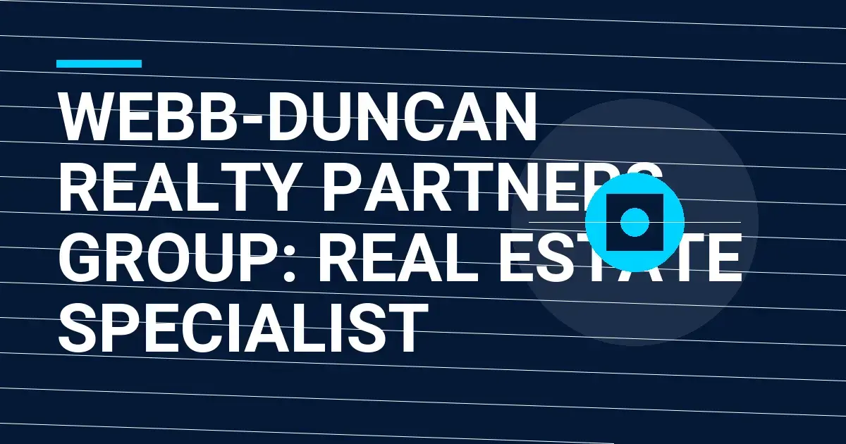 Webb-Duncan Realty Partners Group: Real Estate Specialist