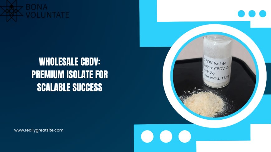 Wholesale CBDV: Premium Isolate for Scalable Success