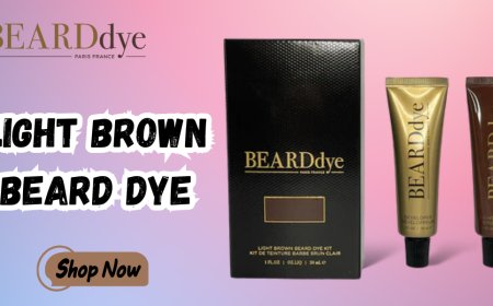 Light Brown Beard Dye For Men – Natural Grooming Confidence by Beard Dye