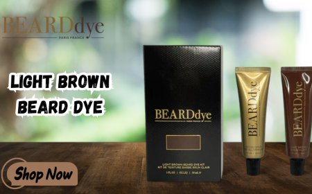 Light Brown Beard Dye for Men – Effortless, Natural Grooming by Beard Dye