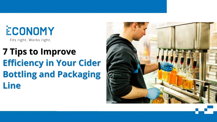 7 Tips to Improve Efficiency in Your Cider Bottling and Packaging Line
