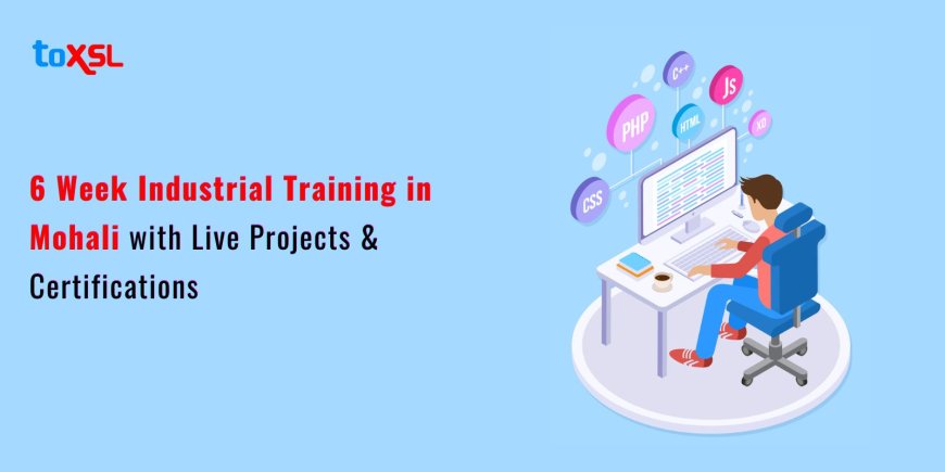 6 Week Industrial Training in Mohali with Live Projects & Certifications